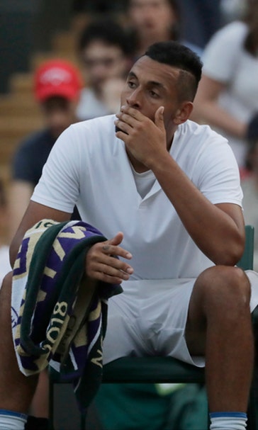Kyrgios pulls out of Washington because of injured left hip